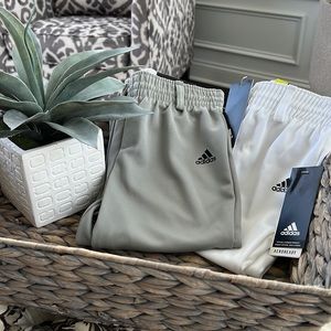 NWT 2 Youth Adidas Pull-Up Pant Elastic Bottom Size XS!!